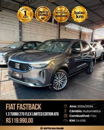 FIAT FASTBACK 1.3 TURBO 270 FLEX LIMITED EDITION AT6
